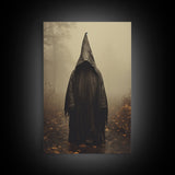Horror Art Print, Dark Art Print, Witch Wall Decor, Gothic Wall Decor, Canvas Print, Wall Art, Vertical Print, Home Decor, Wall Decor