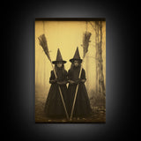 Occult Art, Witch Wall Art, Creepy Wall Art, Halloween Wall Art, Horror Art, Canvas Print, Wall Art, Vertical Print, Home Decor, Wall Decor
