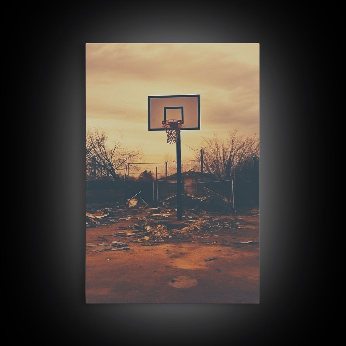 Basketball Wall Art, Sports Wall Art, Canvas Print, Wall Hanging, Portrait Art, Family Home Decor, Housewarming Gift, College Dorm Decor