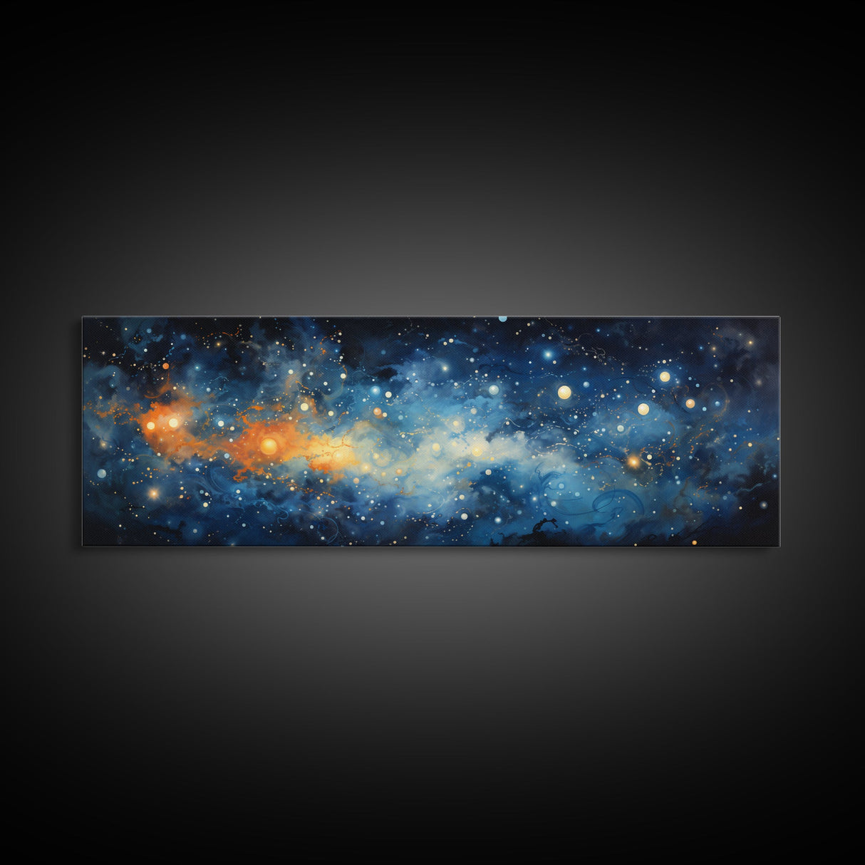 Framed Canvas Print Of The Universe, Space Exploration, Galaxy Print, Astronomical Gift, Room Decor, FREE SHIPPING