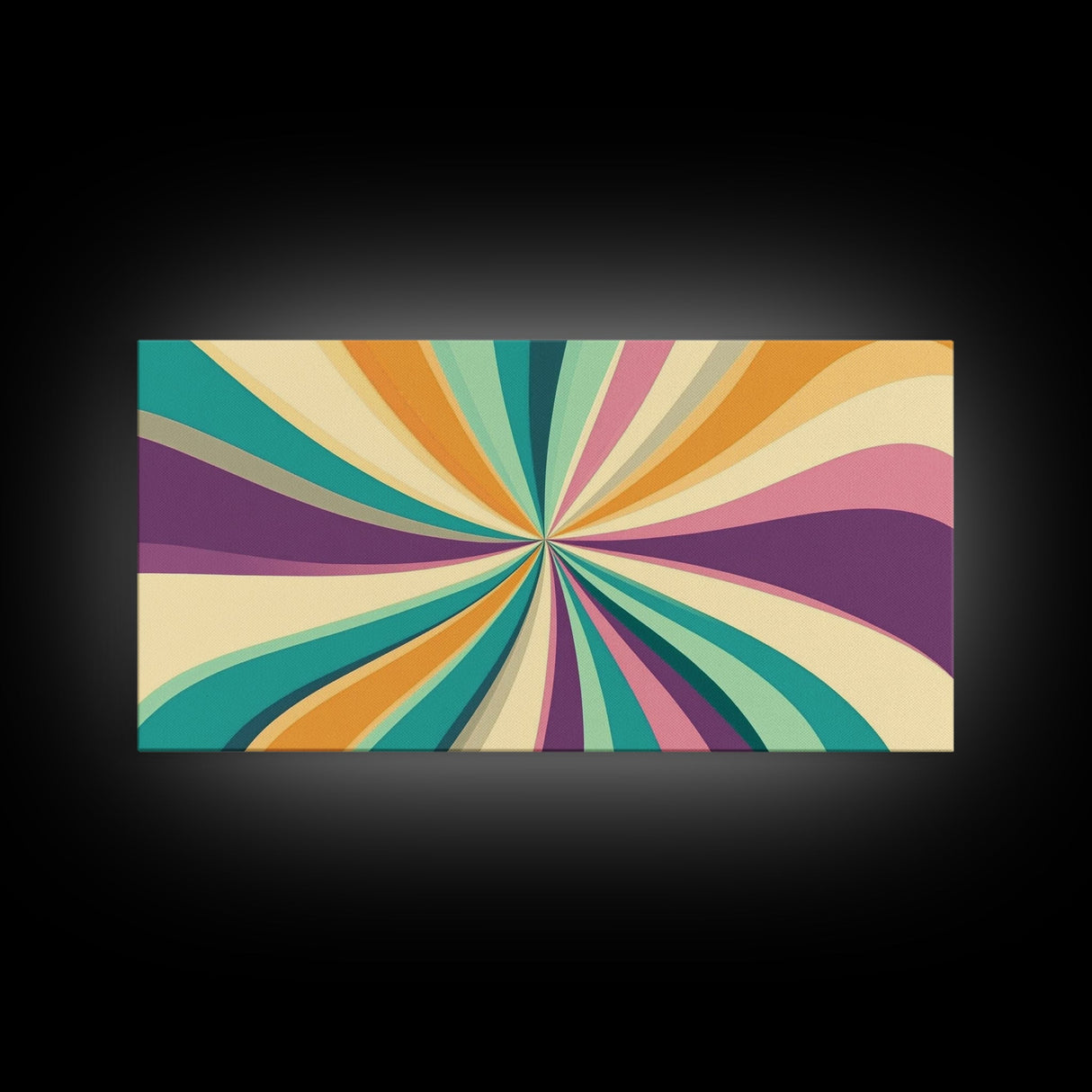 MCM Mid Century Modern Abstract Wall Art Canvas Print, Wall Decor, Wall Art, Modern Retro Canvas Print, Geometric Wall Art