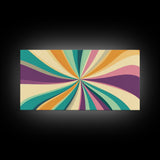 MCM Mid Century Modern Abstract Wall Art Canvas Print, Wall Decor, Wall Art, Modern Retro Canvas Print, Geometric Wall Art