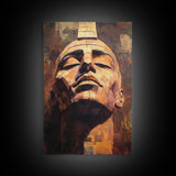 Ozymandias Painting Canvas Print, Ozymandias Wall Art, Ozymandias Print, Framed Canvas, Eclectic Home Decor