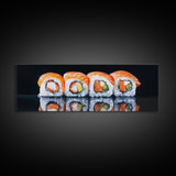 Kitchen Wall Art Home Decor, Dining Room Art, Painting of Sushi Canvas Print, Modern Art, Eclectic Kitchen Decor, Modern Kitchen
