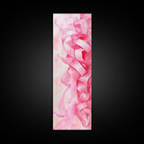 Pink Ribbons Canvas Print Abstract Feminine Wall Art Whimsical Vertical Decor Skinny Boho Gift Idea Light Pink Aesthetic