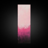 Gradient Pink Ombre Framed Canvas Print Light Pink Abstract Wall Art Bedroom or Living Room Coastal Cowgirl Aesthetic