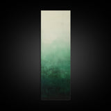 Sage Green Ombre Framed Canvas Print Minimalist Abstract Art Vertical Wall Decor Modern Green Wall Art Bedroom Accent Piece