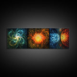 Radiant Mandala Canvas Print Sacred Geometry Art Wildflower Painting Bold Statement Wall Art Bedroom Modern Living Room Decor