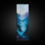 Moody Art, Canvas Print, forest at dusk painting, pine tree art, smoky mountain art, rustic wall art, bedroom art, above bed wall art