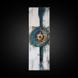 Ocean, Coastal Decor, Canvas Print, oyster painting, nautical decor, coastal wall art, farmhouse art, rustic wall art, above sofa art, gift idea