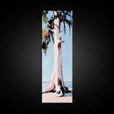 Majestic Tree, Minimalist Nature, Framed Canvas Print, Rustic Wall Art, Neutral Tones, Living Room Wall Art, Serene Forest