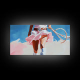 Western Cowgirl, Rodeo Aesthetic, Framed Canvas Print, Modern Country Art, Feminine Western Decor, Rustic Home Decor, Living Room Wall