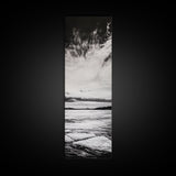 Monochrome Seascape, Minimalist Ocean Art, Black White Canvas Print, Coastal Home Decor, Large Wall Art, Beach Painting, Modern Artwork