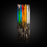 Dripping Paint Art, Abstract Modern Painting, Colorful Statement Wall Decor, Vibrant Home Accent, Unique Art Piece, Canvas Print