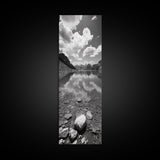 Alpine Lake, Reflections, Clear Water, Tranquil Scenery, Canvas Print, Nature Photography, Framed Canvas Print, Living Room Wall Art