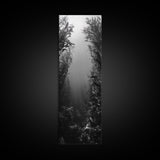 Kelp Forest, Underwater Light, Ocean Depths, Canvas Print, Bathroom Wall Art, Marine Inspired Decor, Nature Photography, Minimalist Style