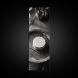 Artisan Soap Closeup, Rustic Spa Detail, Monochrome Still Life, Framed Canvas Print, Bathroom Decor, Minimalist Art, Cozy Home Accent
