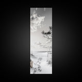 Tranquil Beach Walk, Coastal Pathway Print, Ocean Escape Wall Art, Entryway or Hall Decor, Framed Canvas Print, Serene Natural Style