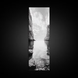 Peaceful Bay, Still Water, Coastal Reflections, Canvas Print, Zen Nature Wall Art, Tranquil Bathroom or Meditation Room Decor
