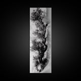 Lone Tree, Desert Strength, Abstract Nature, Surreal Landscape, Moody Tones, Canvas Print, Meditation Space Wall Art, Zen Vibe