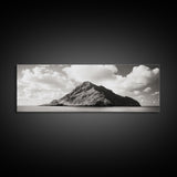 Tropical Island, Seascape Photography, Coastal Wall Art, Framed Canvas Print, Ocean Print, Minimalist Bedroom Art, Beach House Decor