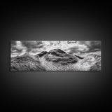 Windswept Dune Trail, Dramatic Sky, Nature Path, Beach Landscape, Framed Canvas Print, Rustic Wall Art, Fall Decor, Bedroom Art, Boho Vibes
