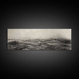 Windy Field, Dust Storm, Desert Mist, Dystopian Vibes, Canvas Print, Fall Office Wall Art, Moody Landscape Photography, Earth Tones