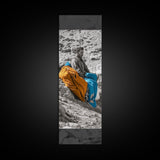Nomadic Man, Desert Life, Color Blankets, Tribal Spirit, Framed Canvas Print, Ethnic Art, Boho Decor, Bedroom Wall Art, Cultural Piece