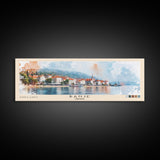 Banje, Croatia Watercolor Print, Vacation Gift, Croatia Wall Art, Beach Painting, Beach Decor, Large Wall Art, Wood Frame Art