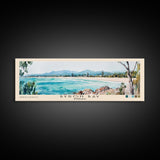 Byron Bay, Australia Watercolor Beach Print, Vacation Gift, Australia Wall Art, Beach Painting, Beach Decor, Beach Painting