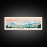 Dongtou, China Watercolor Print, Vacation Gift, China Wall Art, Beach Painting, Beach Decor, Large Wall Art, Wood Frame Art