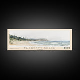 Flaherty Beach, Australia Watercolor Print, Vacation Gift, Australia Wall Art, Beach Painting, Beach Decor, Large Wall Art, Wood Frame Art