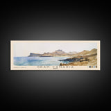 Gran Canaria, Spain Watercolor Beach Print, Vacation Gift, Spain Wall Art, Beach Painting, Beach Decor, Beach Painting