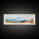 Hokkaido, Japan Watercolor Print, Vacation Gift, Japan Wall Art, Beach Painting, Beach Decor, Beach Or Lakehouse Art