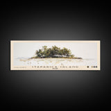 Itaparica Island, Brazil Watercolor Beach Print, Vacation Gift, Brazil Wall Art, Beach Painting, Beach Decor, Beach Painting