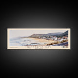 Jeffreys Bay, South Africa Watercolor Print, Vacation Gift, South Africa Wall Art, Beach Painting, Beach Decor, Large Wall Art, Wood Frame Art