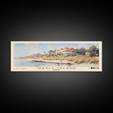 Jekyll Island, Georgia Watercolor Beach Print, Vacation Gift, Georgia Wall Art, Framed Canvas Print, Framed Beach Painting