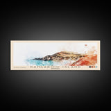Kangaroo Island, Australia Watercolor Beach Print, Vacation Gift, Australia Wall Art, Framed Canvas Print, Framed Beach Painting