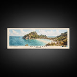 Koh Tao, Thailand Watercolor Print, Vacation Gift, Thailand Wall Art, Beach Painting, Beach Decor, Large Wall Art, Wood Frame Art