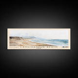 Langisandur Beach, Iceland Watercolor Print, Vacation Gift, Iceland Wall Art, Beach Painting, Beach Decor, Large Wall Art, Wood Frame Art