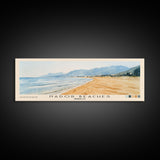 Nador Beaches, Morocco Watercolor Print, Vacation Gift, Morocco Wall Art, Beach Painting, Beach Decor, Beach Or Lakehouse Art