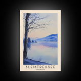 Bleibtreusee, Germany Watercolor Beach Print, Vacation Gift, Germany Wall Art, Beach Painting, Beach Decor, Beach Painting