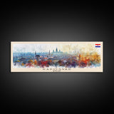 Kaposvar Hungary Travel Print Wall Art, Panoramic City Art, Travel Art, Wall Decor, Vacation Gift, Framed Canvas Print Or Metal Art