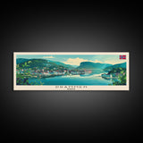 Drammen Norway Travel Print Wall Art, Panoramic City Art, Travel Art, Wall Decor, Vacation Gift, Framed Canvas Print Or Metal Art