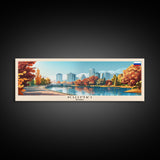 Khimki Russia Travel Print Wall Art, Panoramic City Art, Travel Art, Wall Decor, Vacation Gift, Framed Canvas Print Or Metal Art