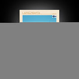 Lappeenranta Finland Travel Poster Framed Canvas Print, Midcentury Modern Art, Pop Art Wall Decor, Home Decor, Vacation Gift, Bedroom Art
