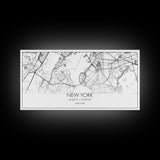 New York City Map, New York Art, Map Art, Minimalist Wall Art, Wall Art, Canvas Art, Bar Cart Wall Art, Teen Room Décor, Best Gifts For Her