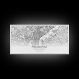 Philadelphia City Map, Pennsylvania Art, Map Print, Minimalist Wall Art, Wall Art, Canvas Art, Gift For The Home, Bedroom Wall Art, Office