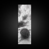Tumbleweed Desert,Canvas Print, Rustic Southwest Wall Art, Moody Landscape Art, Extra Wide Art, Above Sofa Art, Farmhouse Decor