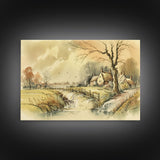 Life On The Farm, Framed Canvas Print, Wall Art